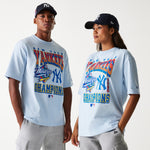 New Era - MLB World Series - Oversize Tee - New York Yankees - Blue - Headz Up 
