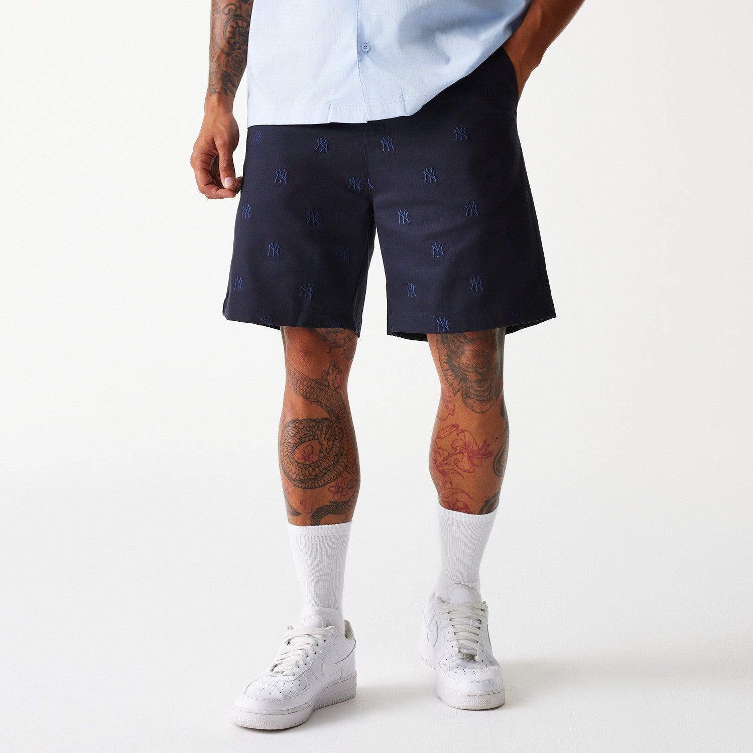 New Era - MLB Monogram Short - New York Yankees - Navy - Headz Up 