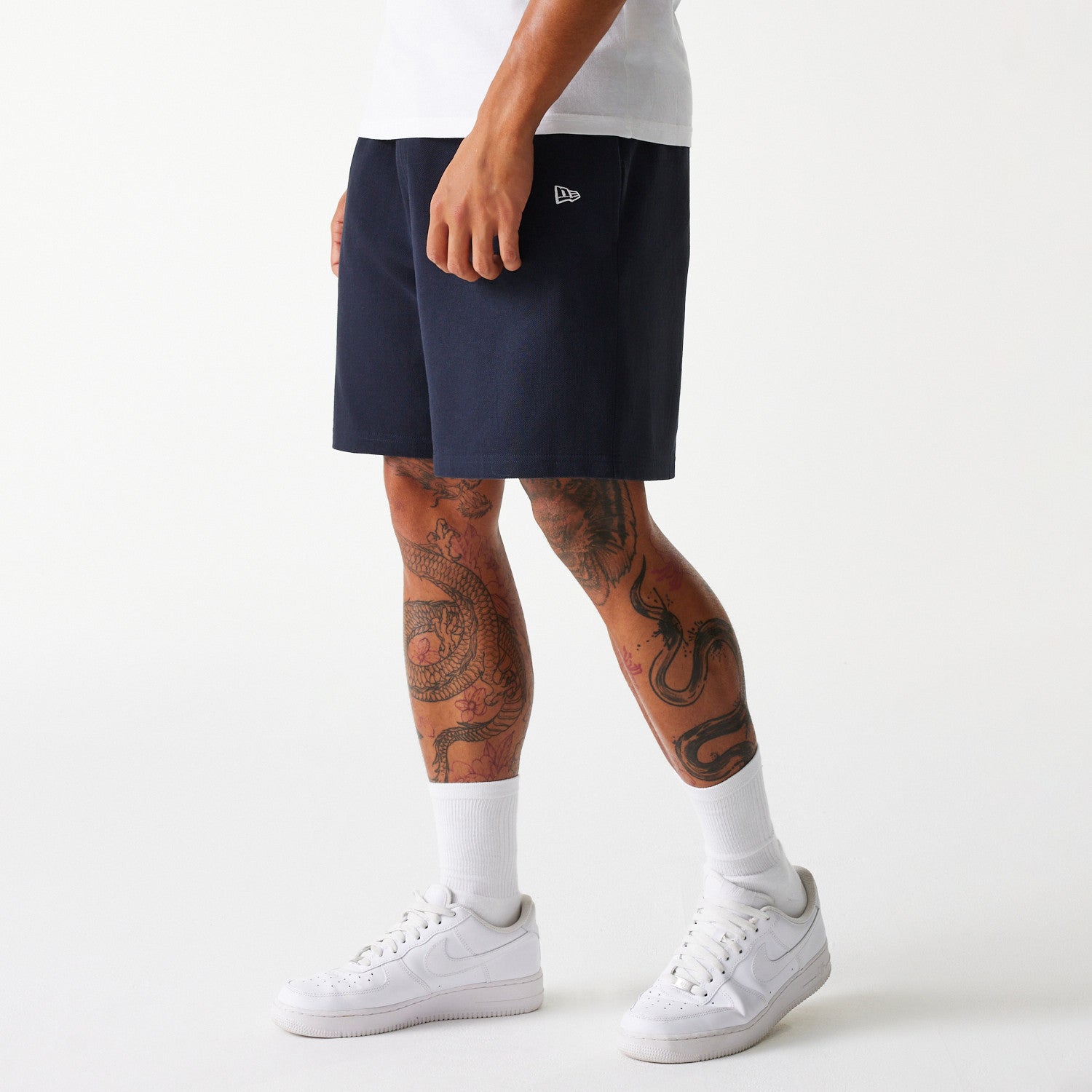 New Era - MLB Pique Shorts - New York Yankees - Navy - Headz Up 