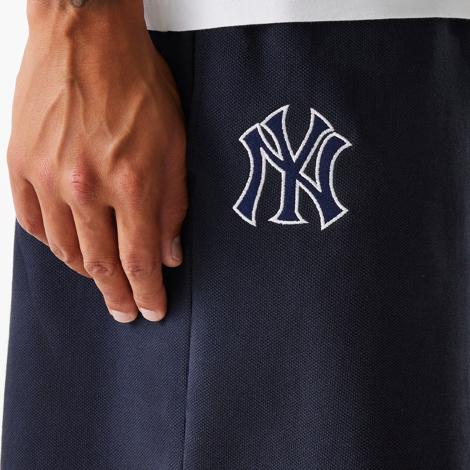 New Era - MLB Pique Shorts - New York Yankees - Navy - Headz Up 