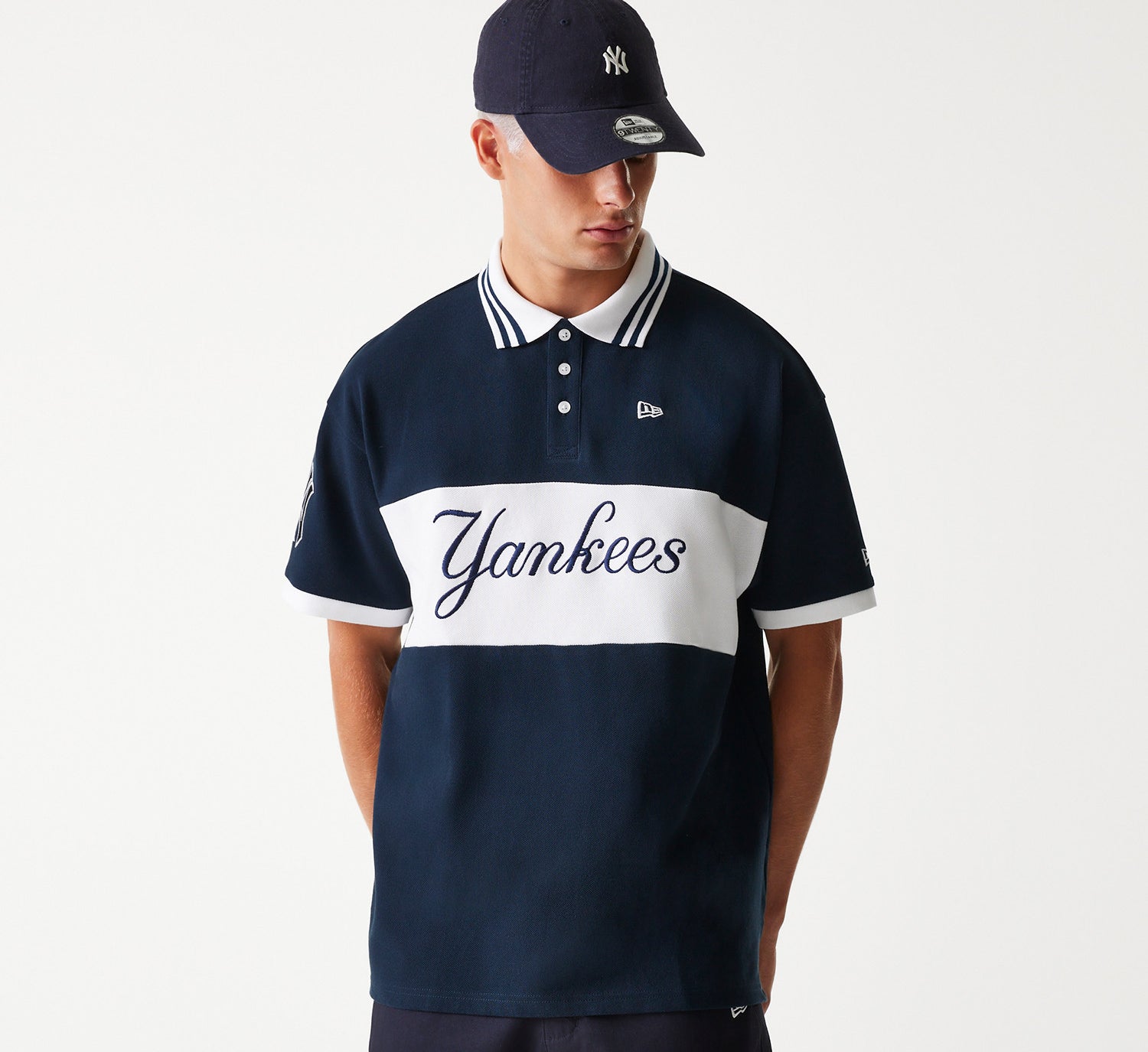 New Era - MLB GRPHC POLO - New York Yankees - Navy - Headz Up 
