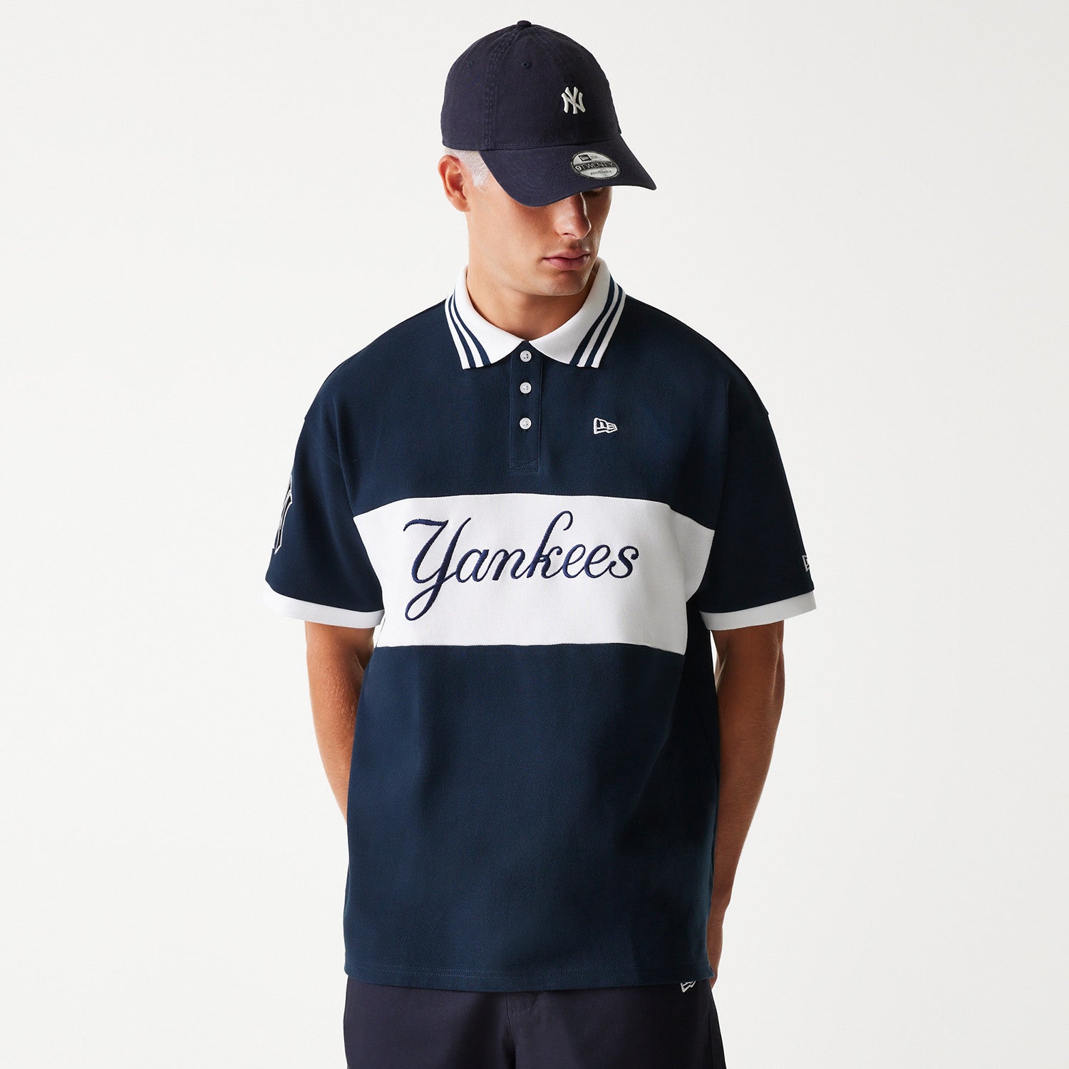 New Era - MLB GRPHC POLO - New York Yankees - Navy - Headz Up 