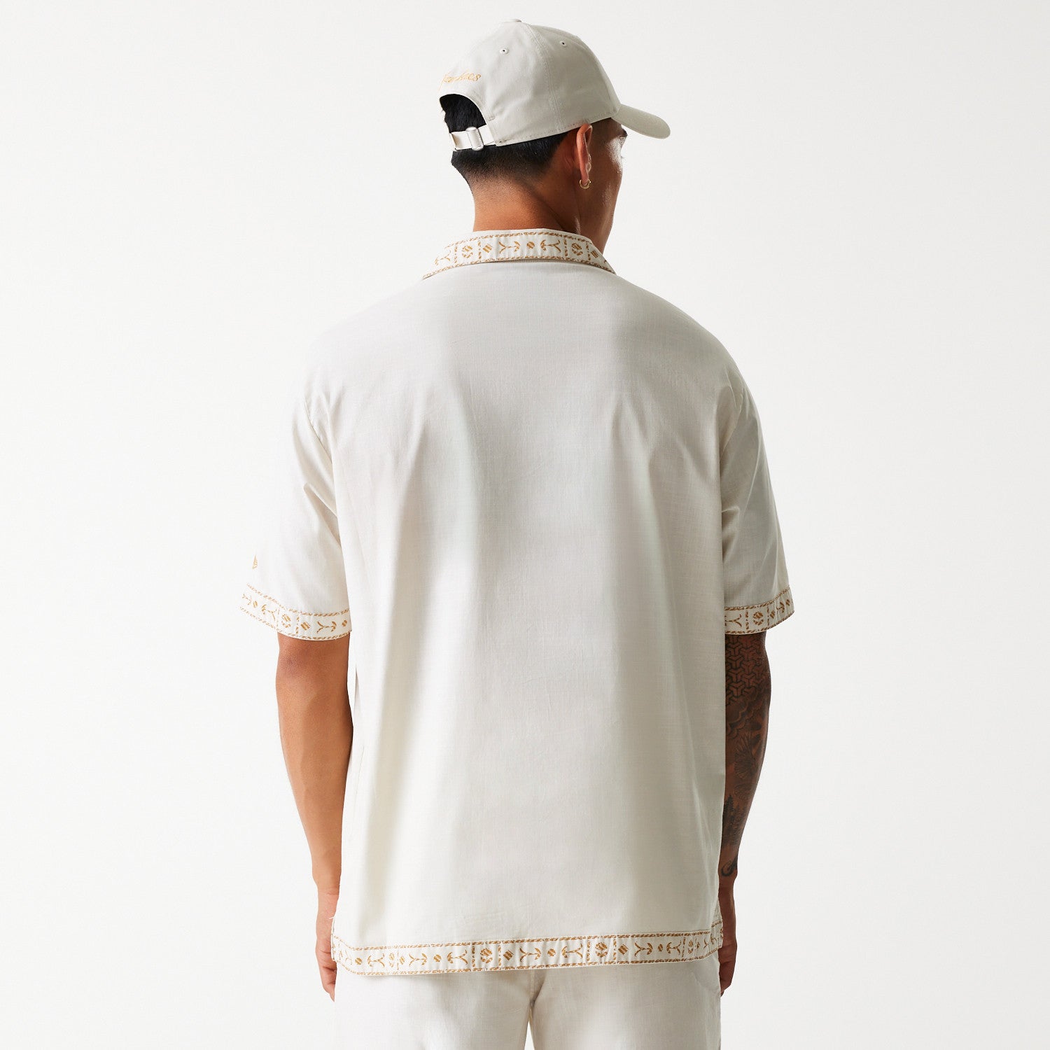 New Era - MLB Taping Revere Shirt - New York Yankees - Off White - Headz Up 