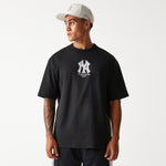 New Era - MLB Infill Oversized Tee - New York Yankees - Black - Headz Up 