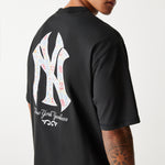 New Era - MLB Infill Oversized Tee - New York Yankees - Black - Headz Up 