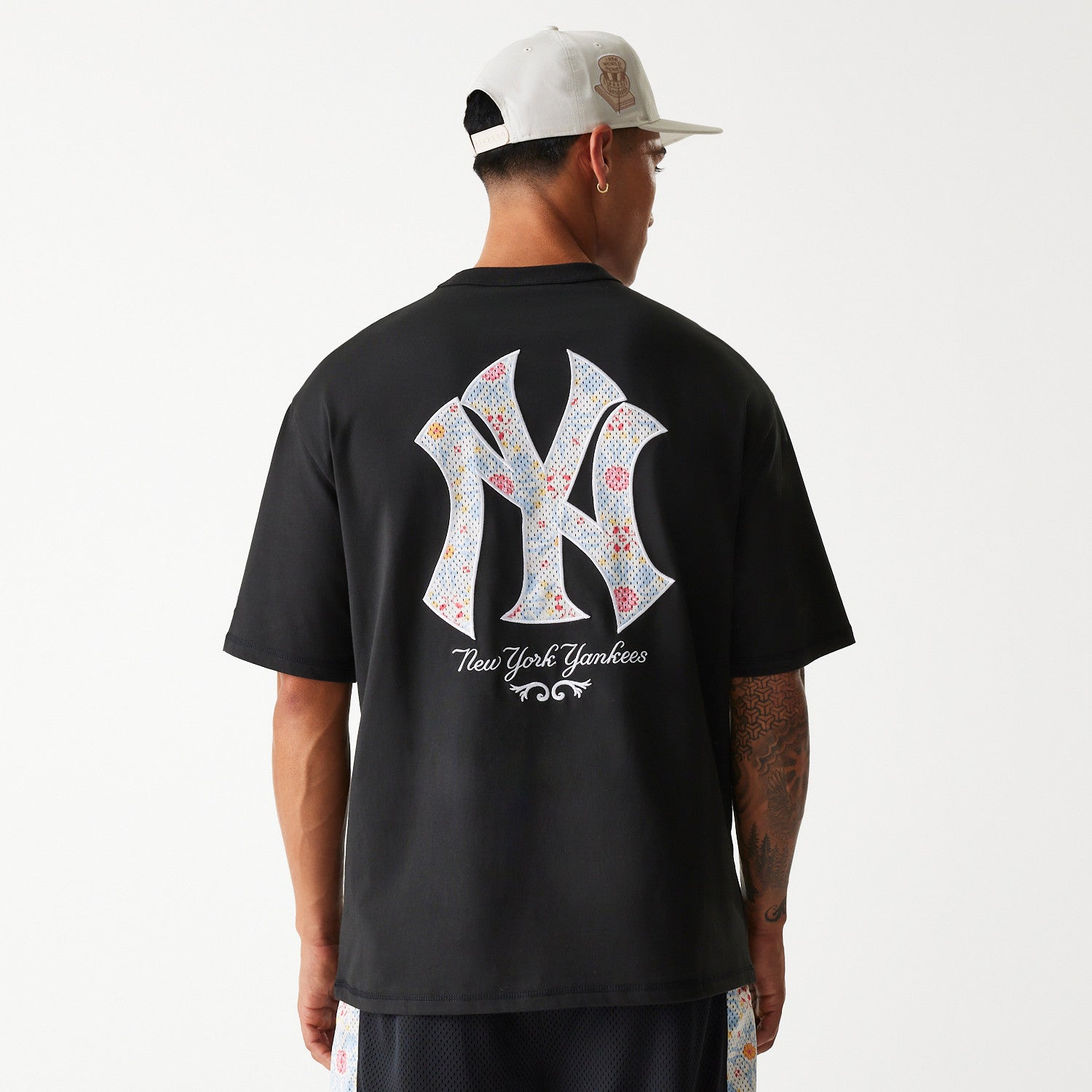 New Era - MLB Infill Oversized Tee - New York Yankees - Black - Headz Up 
