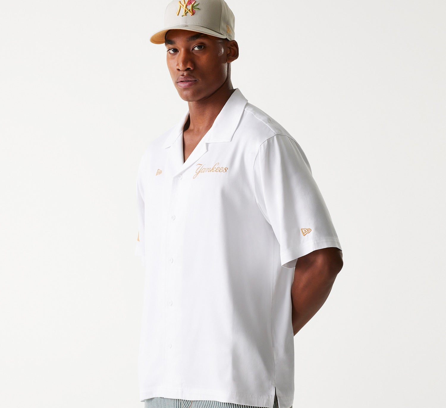 New Era - MLB Graphic Revere Shirt - New York Yankees - White - Headz Up 