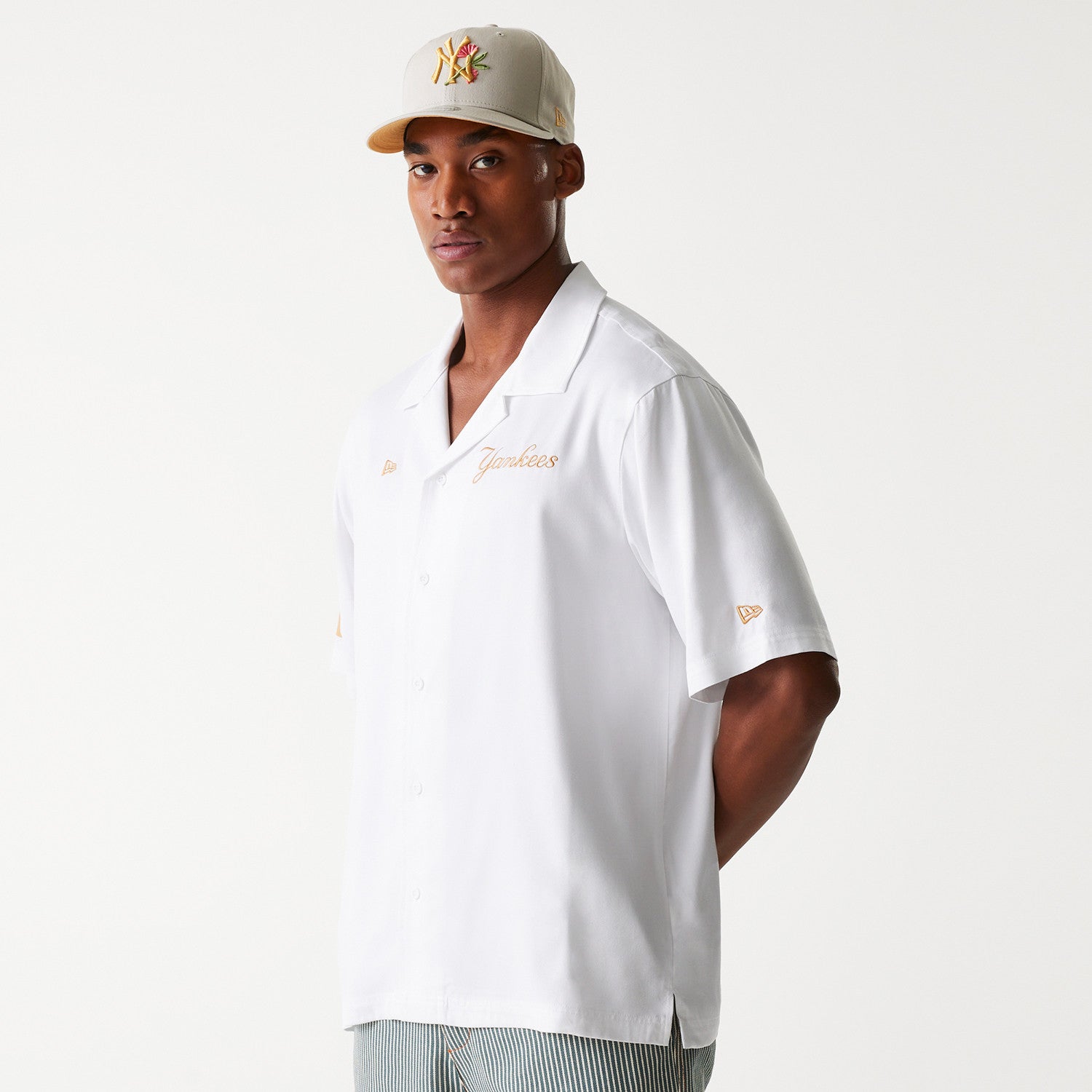 New Era - MLB Graphic Revere Shirt - New York Yankees - White - Headz Up 