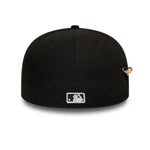New Era - 59FIFTY Fitted A-Frame Cap - Seattle Mariners - SCRIPT SAFETY PIN - Precurved - Black - Headz Up 
