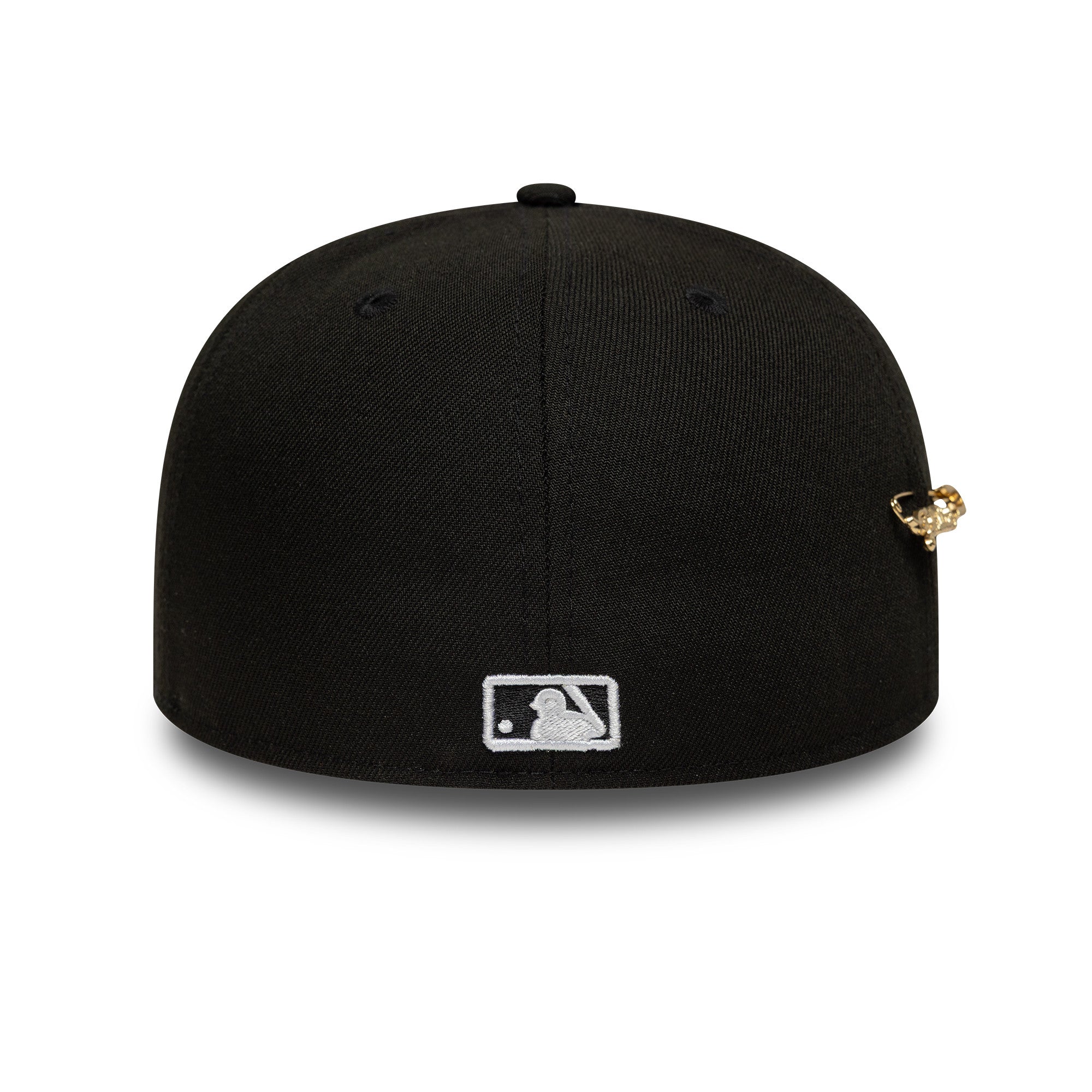 New Era - 59FIFTY Fitted A-Frame Cap - Seattle Mariners - SCRIPT SAFETY PIN - Precurved - Black - Headz Up 