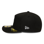 New Era - 59FIFTY Fitted A-Frame Cap - Seattle Mariners - SCRIPT SAFETY PIN - Precurved - Black - Headz Up 