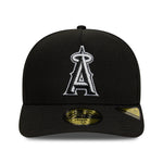 New Era - 59FIFTY Fitted A-Frame Cap - Anaheim Angels - SCRIPT SAFETY PIN - Precurved - Black - Headz Up 