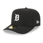 New Era - 59FIFTY Fitted A-Frame Cap - Detroit Tigers - SCRIPT SAFETY PIN - Precurved - Black - Headz Up 