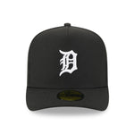 New Era - 59FIFTY Fitted A-Frame Cap - Detroit Tigers - SCRIPT SAFETY PIN - Precurved - Black - Headz Up 