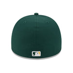 New Era - 59FIFTY Fitted A-Frame Cap - Oakland Athletics - SCRIPT SAFETY PIN - Precurved - Green - Headz Up 