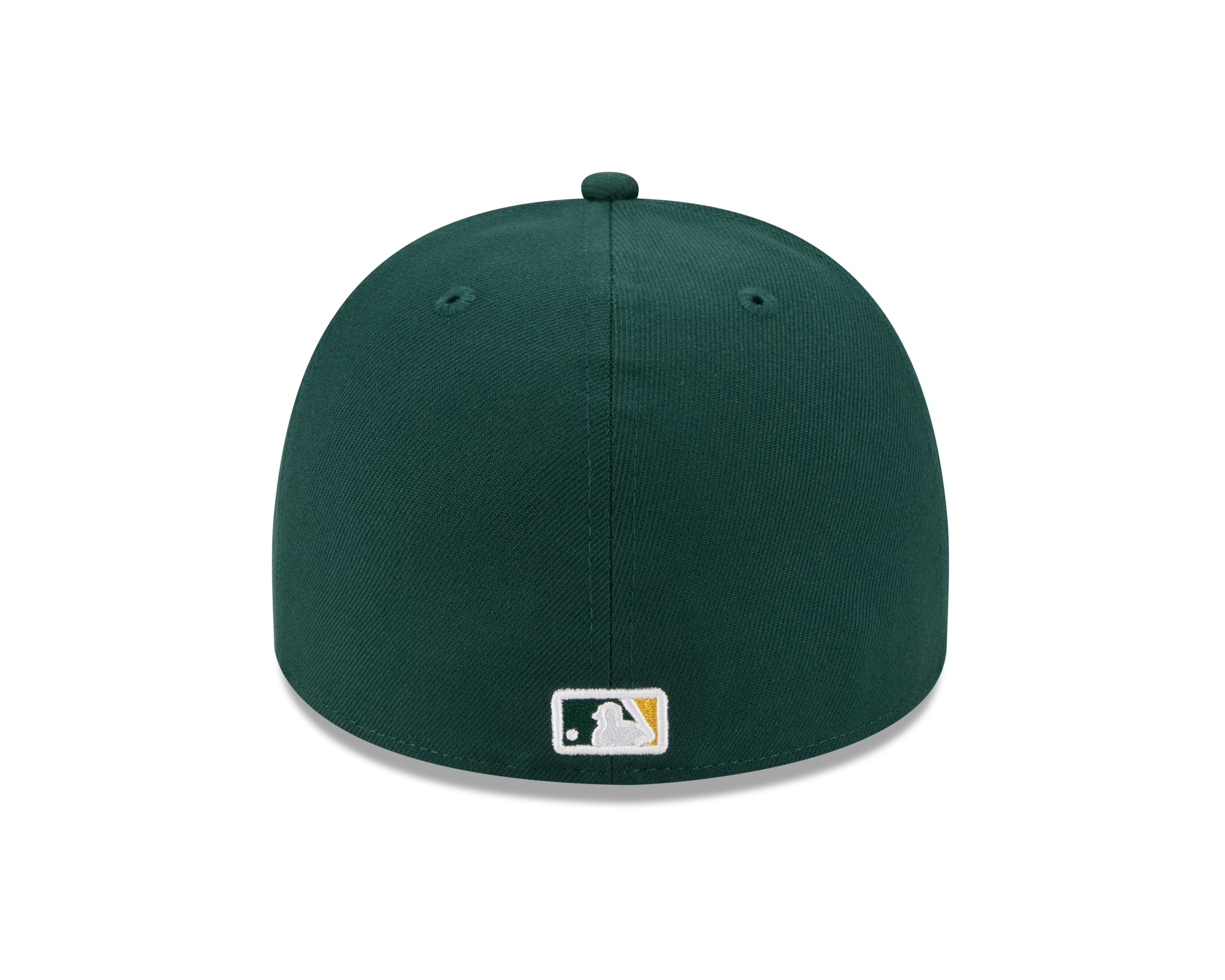 New Era - 59FIFTY Fitted A-Frame Cap - Oakland Athletics - SCRIPT SAFETY PIN - Precurved - Green - Headz Up 