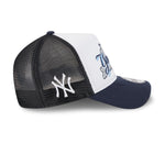 New Era - New York Yankees - STATE FLOWER - Trucker Cap - White/Navy - Headz Up 