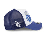 New Era - Los Angeles Dodgers - STATE FLOWER - Trucker Cap - White/Blue - Headz Up 