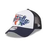New Era - Houston Astros - STATE FLOWER - Trucker Cap - White/Navy - Headz Up 