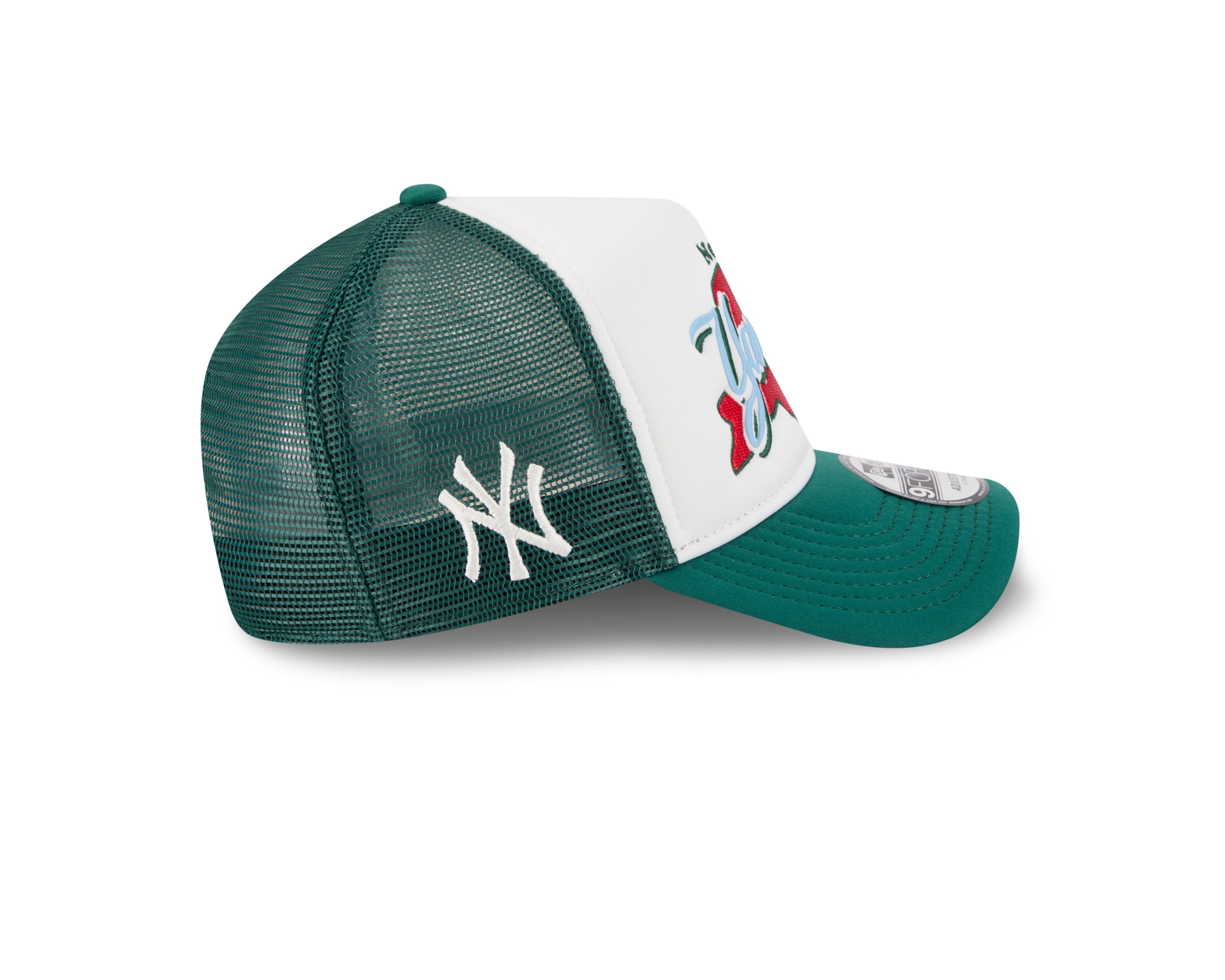 New Era - New York Yankees - STATE FLOWER - Trucker Cap - White/Green - Headz Up 