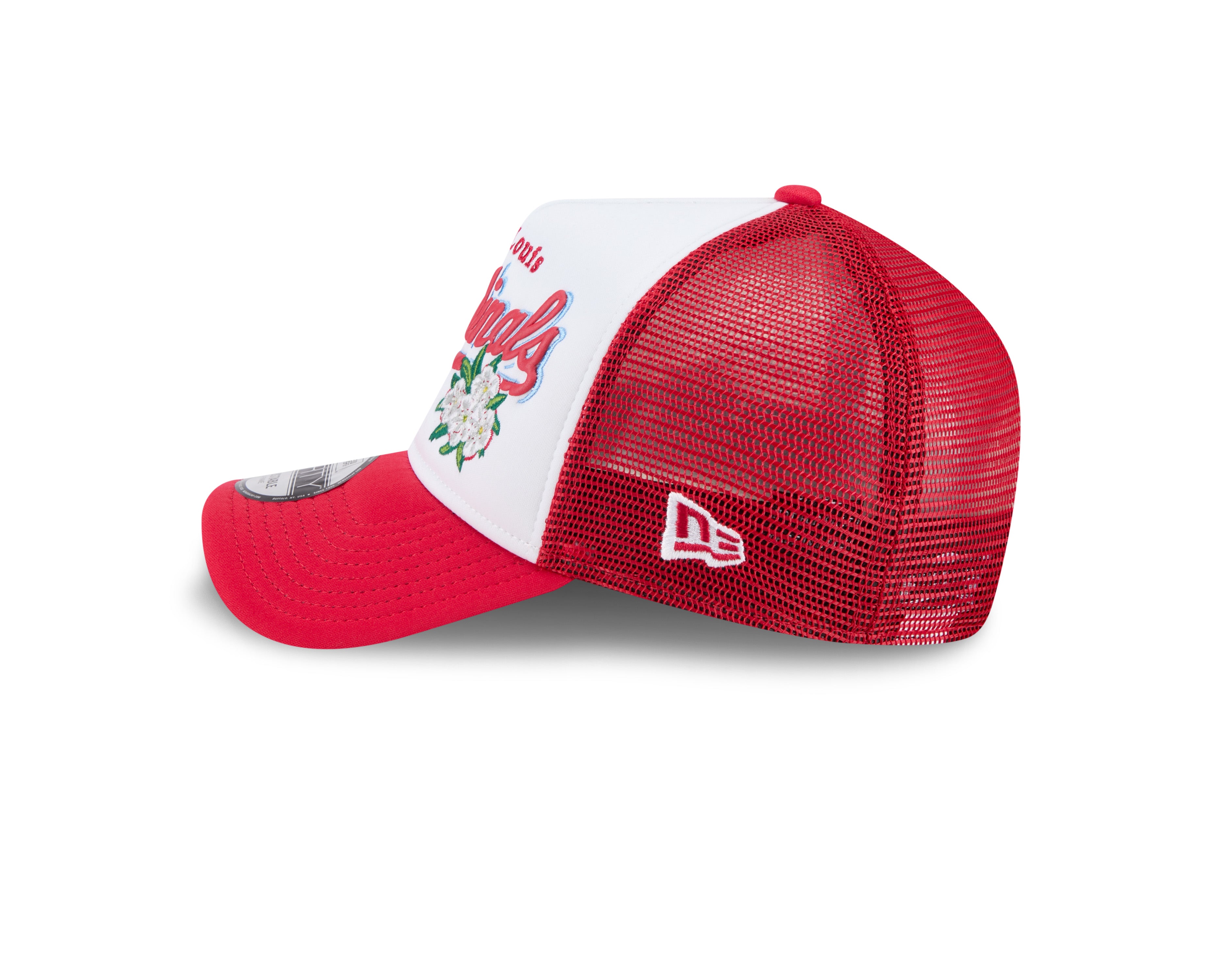 New Era - St. Louis Cardinals - STATE FLOWER - Trucker Cap - White/Red - Headz Up 