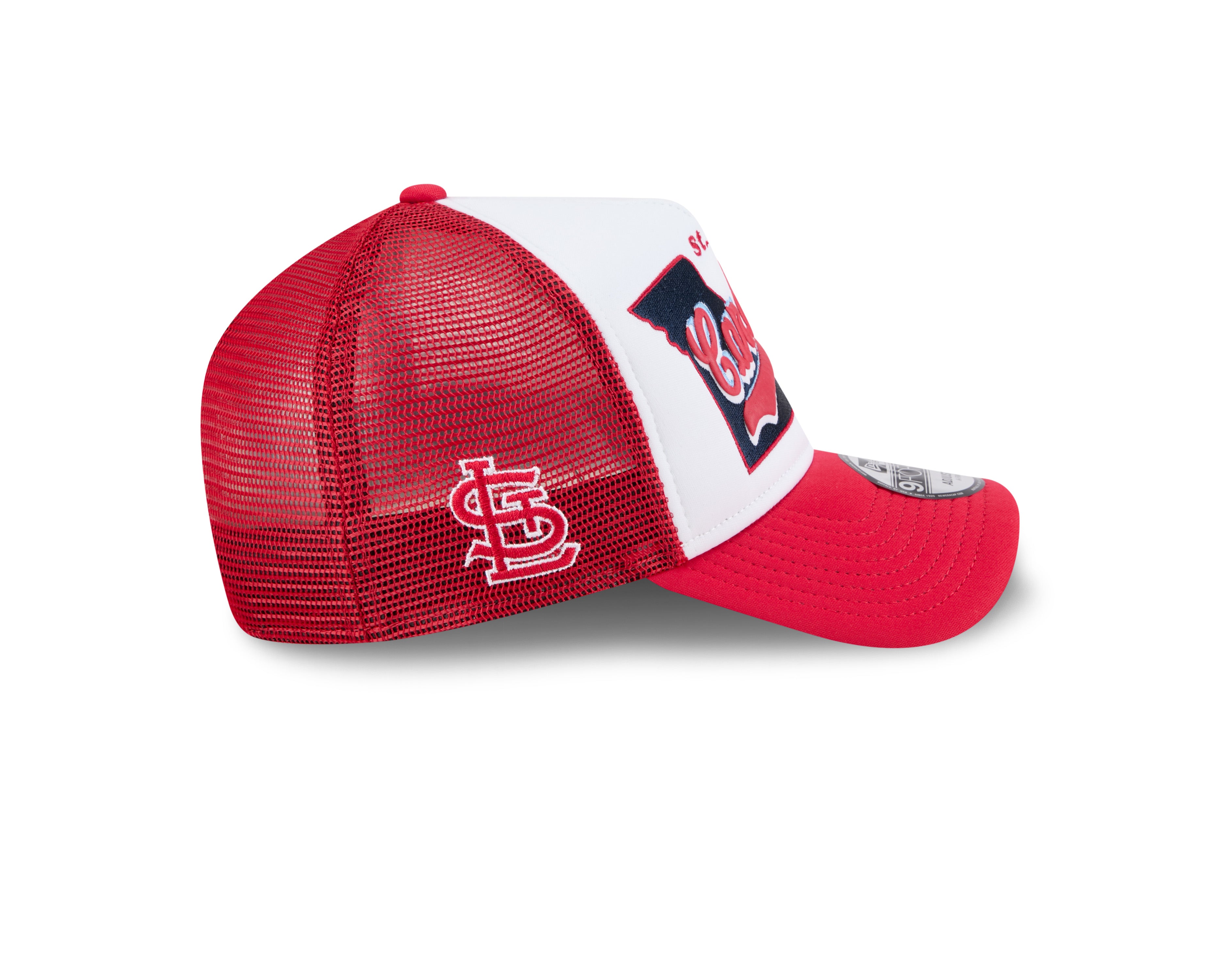 New Era - St. Louis Cardinals - STATE FLOWER - Trucker Cap - White/Red - Headz Up 