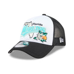 New Era - Florida Marlins - STATE FLOWER - Trucker Cap - White/Black - Headz Up 