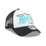 New Era - Florida Marlins - STATE FLOWER - Trucker Cap - White/Black - Headz Up 