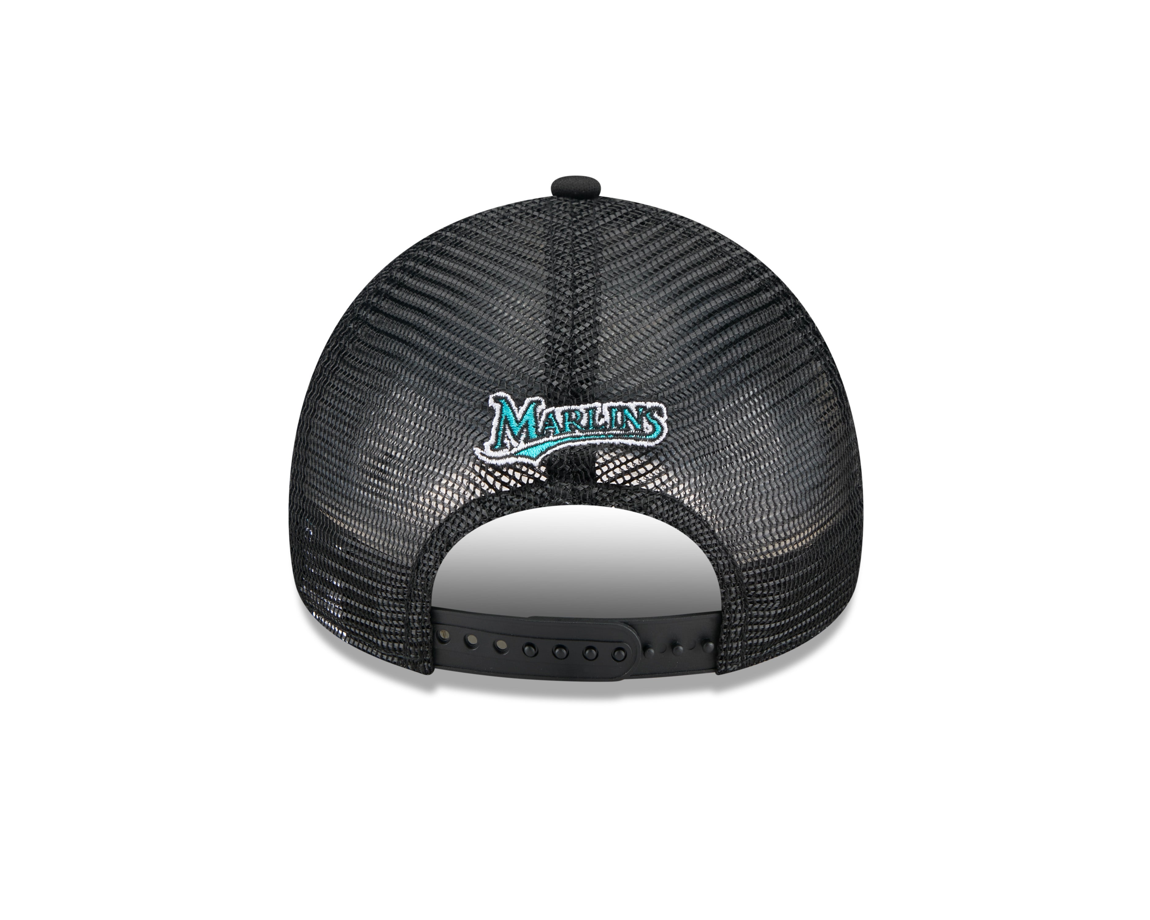 New Era - Florida Marlins - STATE FLOWER - Trucker Cap - White/Black - Headz Up 
