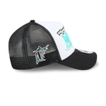 New Era - Florida Marlins - STATE FLOWER - Trucker Cap - White/Black - Headz Up 