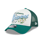 New Era - Atlanta Braves - STATE FLOWER - Trucker Cap - White/Green - Headz Up 