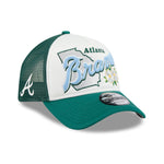 New Era - Atlanta Braves - STATE FLOWER - Trucker Cap - White/Green - Headz Up 