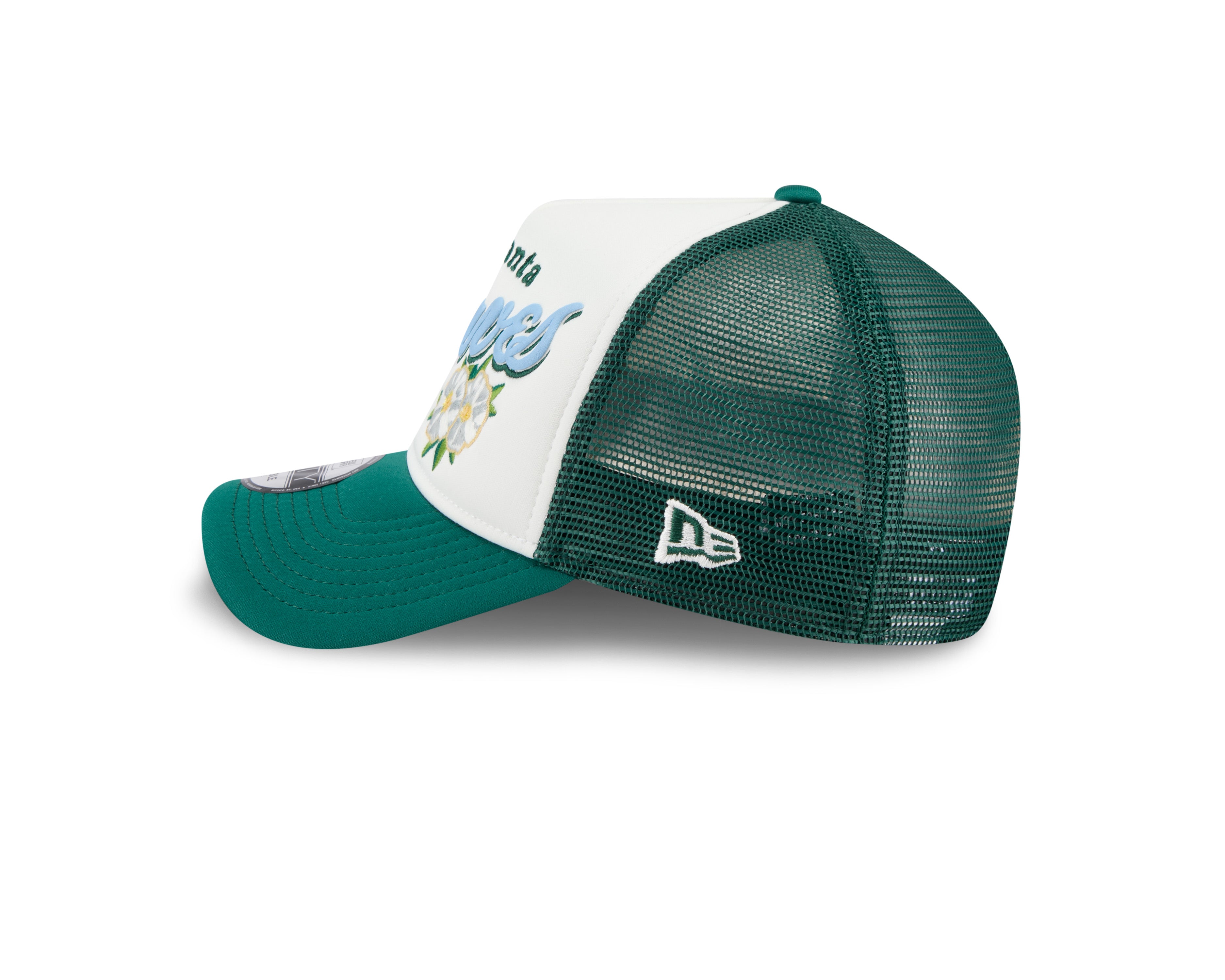 New Era - Atlanta Braves - STATE FLOWER - Trucker Cap - White/Green - Headz Up 