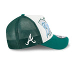 New Era - Atlanta Braves - STATE FLOWER - Trucker Cap - White/Green - Headz Up 