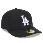 New Era - 59FIFTY Fitted Cap - Los Angeles Dodgers - TONAL FLORAL - Black - Headz Up 
