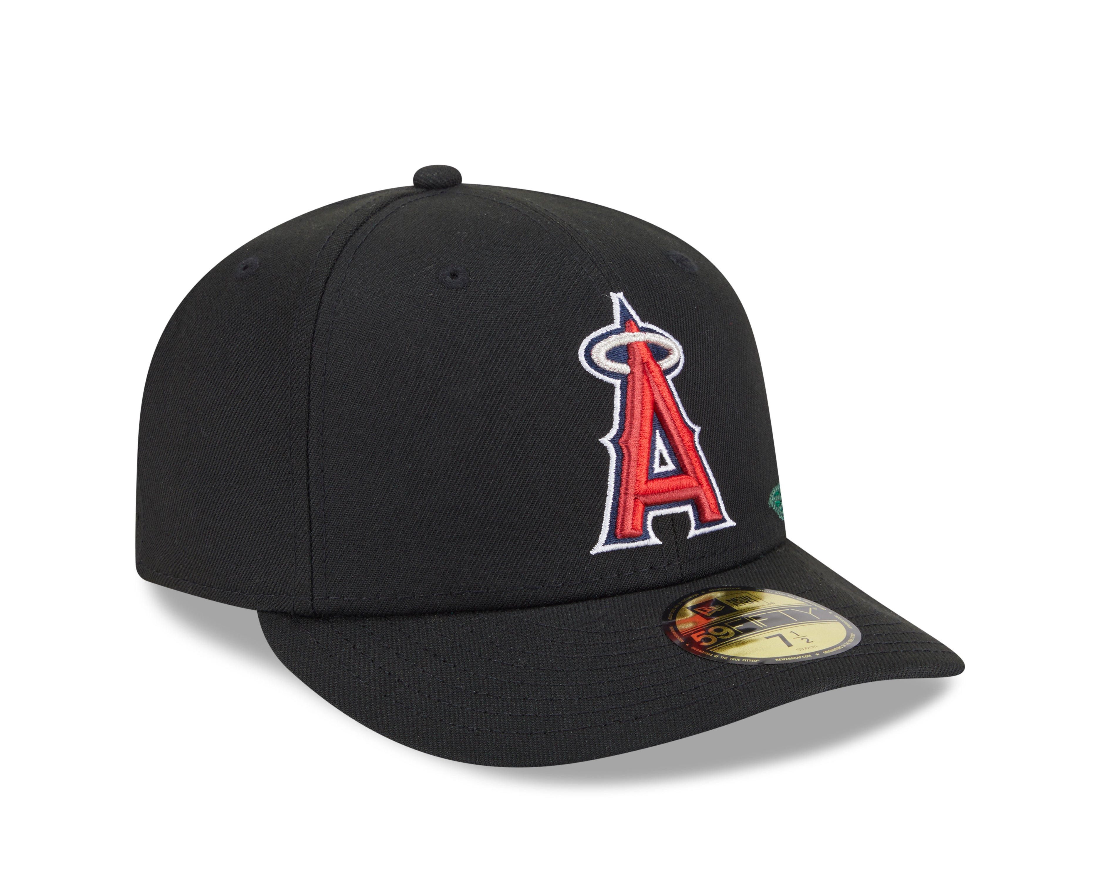 New Era - 59FIFTY Fitted Cap - Anaheim Angels - TONAL FLORAL - Black - Headz Up 