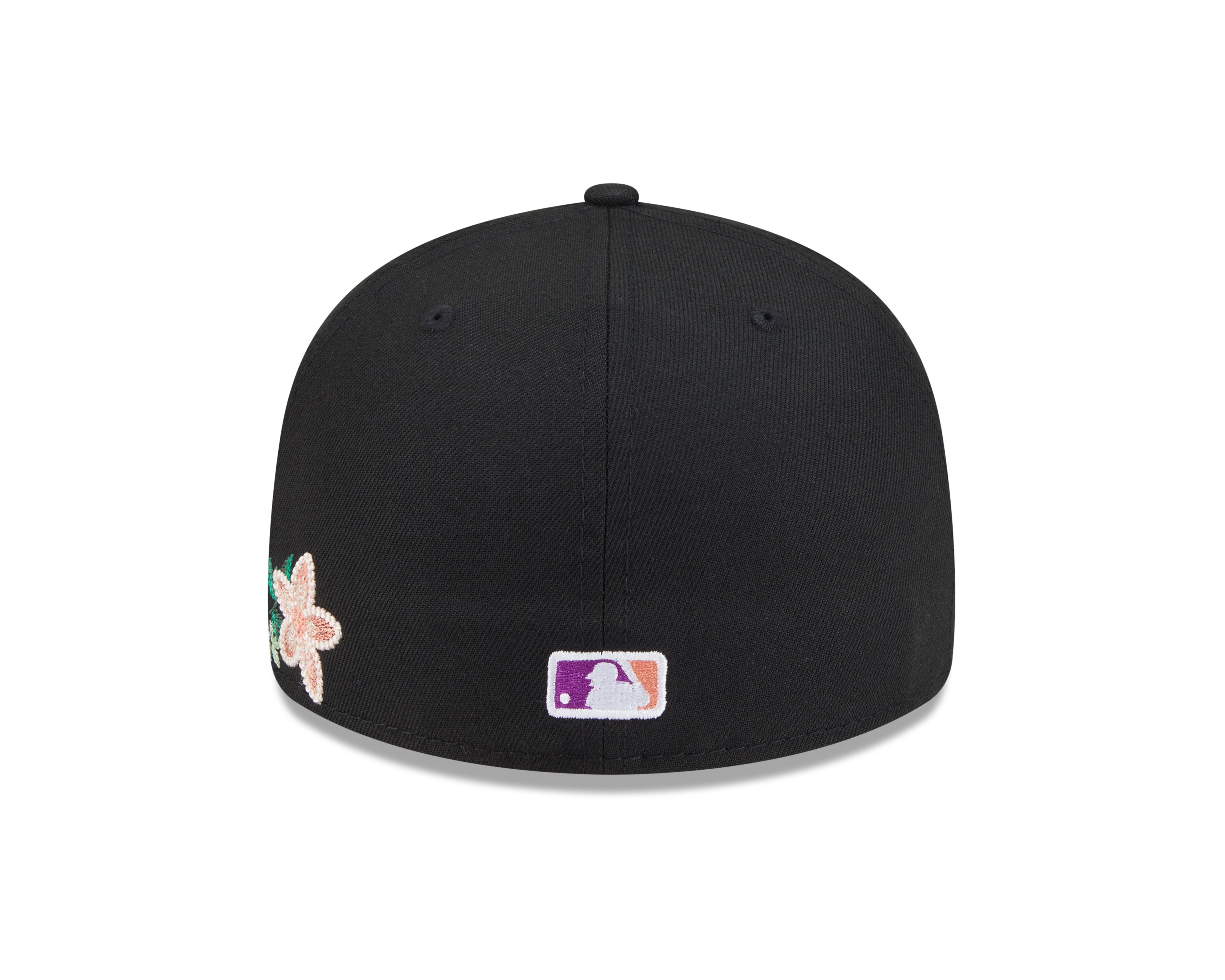 New Era - 59FIFTY Fitted Cap - Anaheim Angels - TONAL FLORAL - Black - Headz Up 