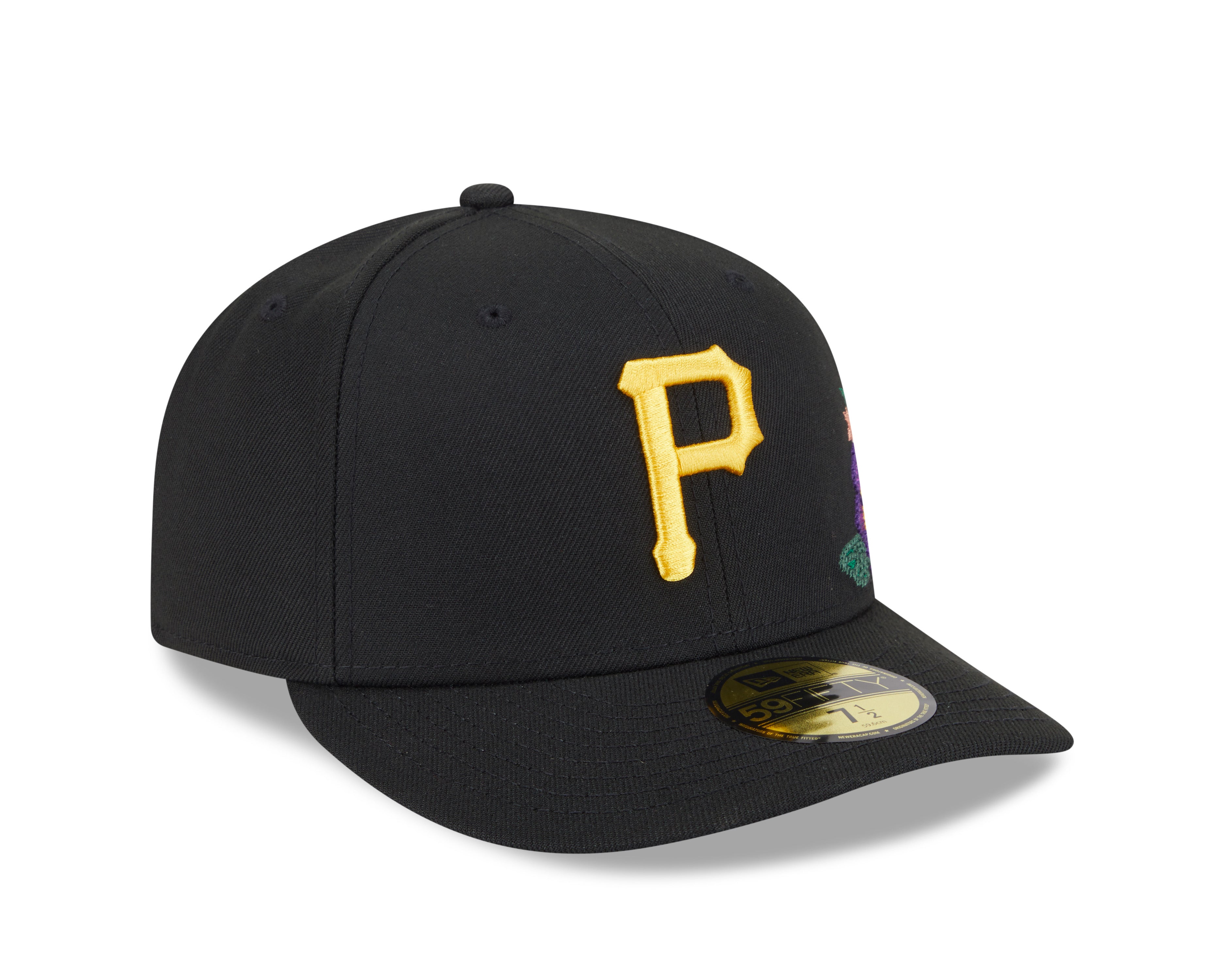 New Era - 59FIFTY Fitted Cap - Pittsburgh Pirates - TONAL FLORAL - Black - Headz Up 