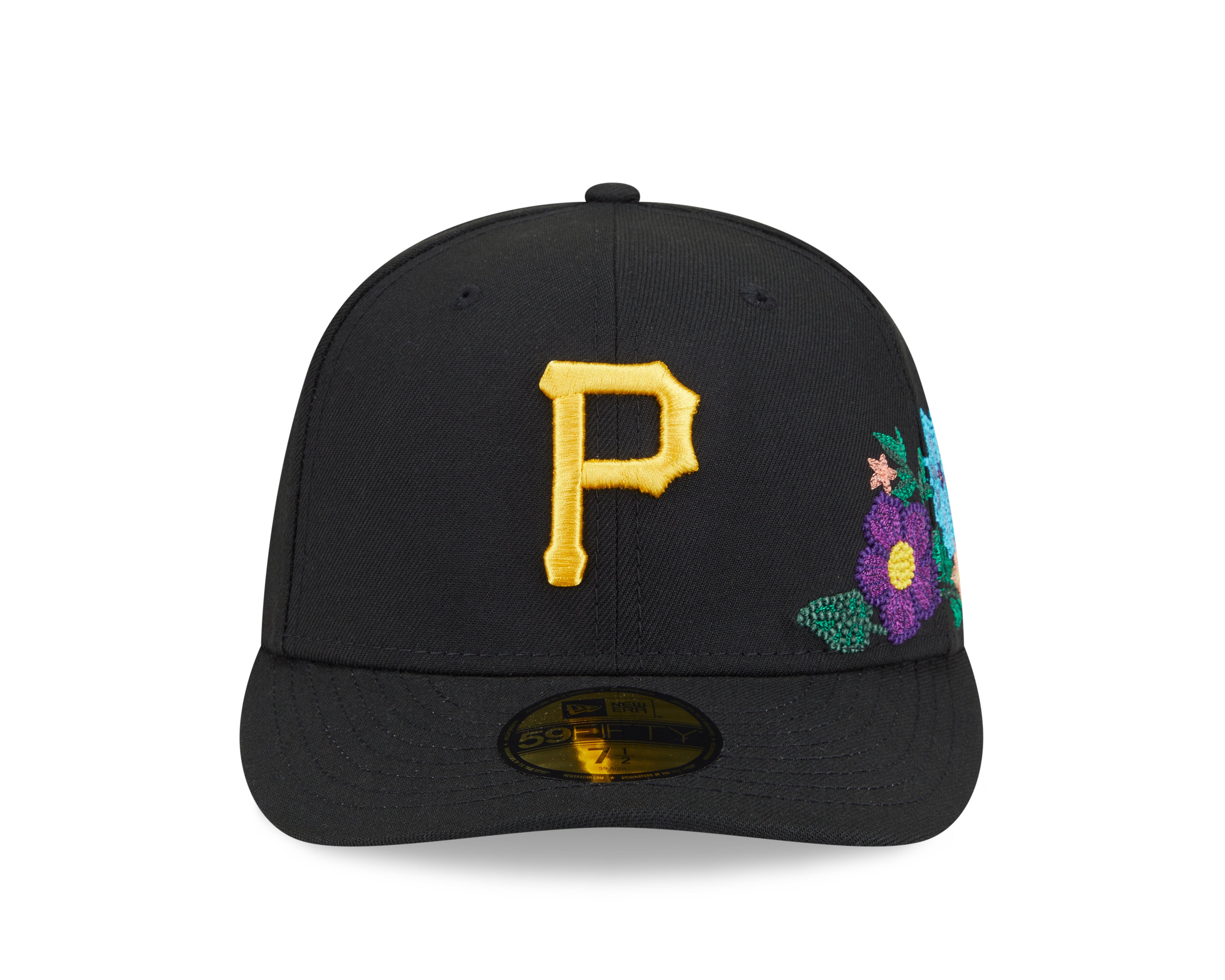 New Era - 59FIFTY Fitted Cap - Pittsburgh Pirates - TONAL FLORAL - Black - Headz Up 
