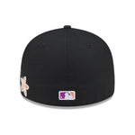 New Era - 59FIFTY Fitted Cap - Miami Marlins - TONAL FLORAL - Black - Headz Up 