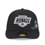 New Era - 59FIFTY Fitted Cap - Los Angeles Kings - TONAL FLORAL - Black - Headz Up 