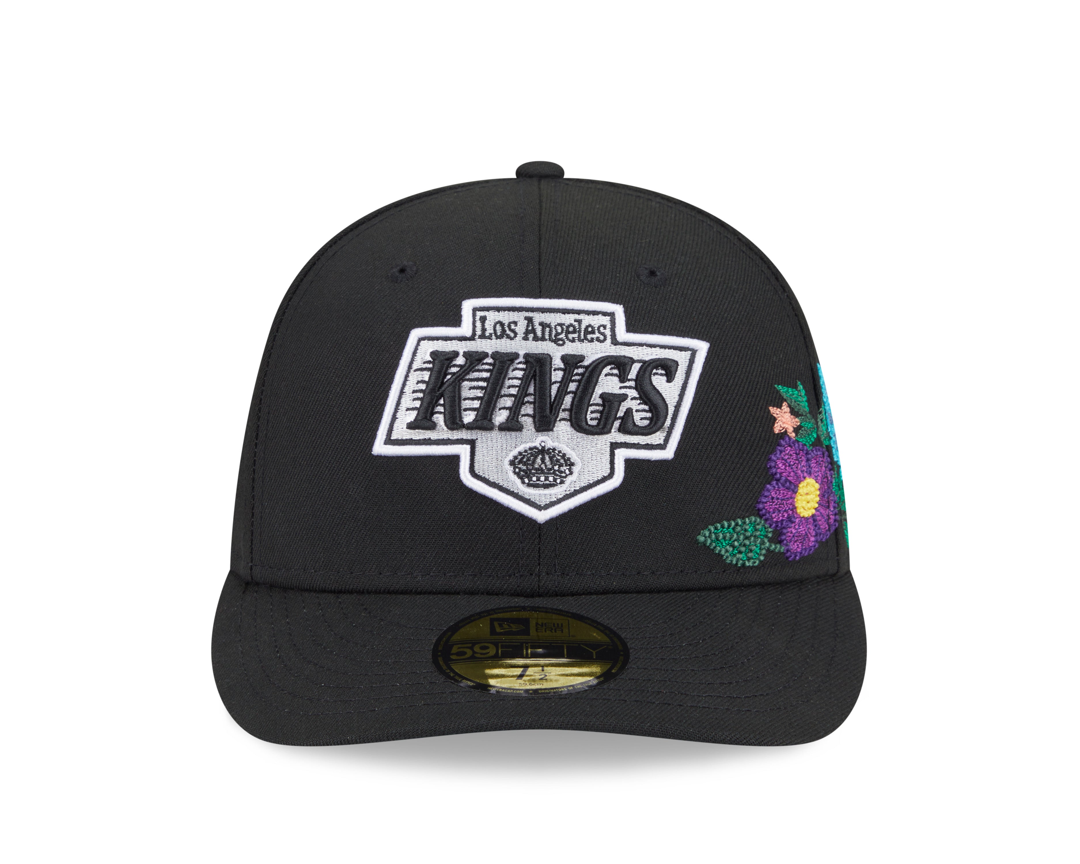 New Era - 59FIFTY Fitted Cap - Los Angeles Kings - TONAL FLORAL - Black - Headz Up 