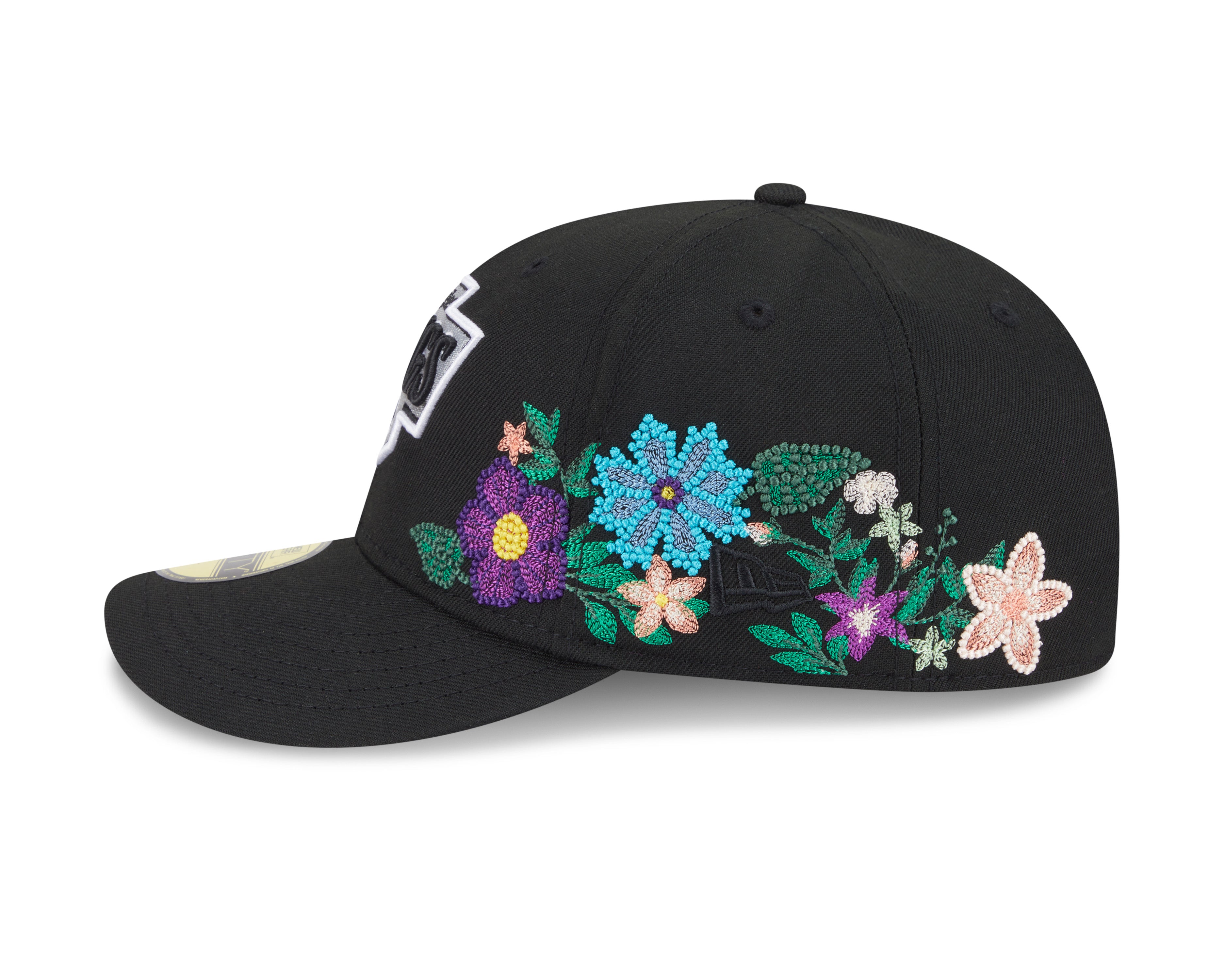 New Era - 59FIFTY Fitted Cap - Los Angeles Kings - TONAL FLORAL - Black - Headz Up 