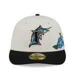 New Era - 59FIFTY Fitted Cap - Florida Marlins - TONAL FLORAL - Chrome - Headz Up 