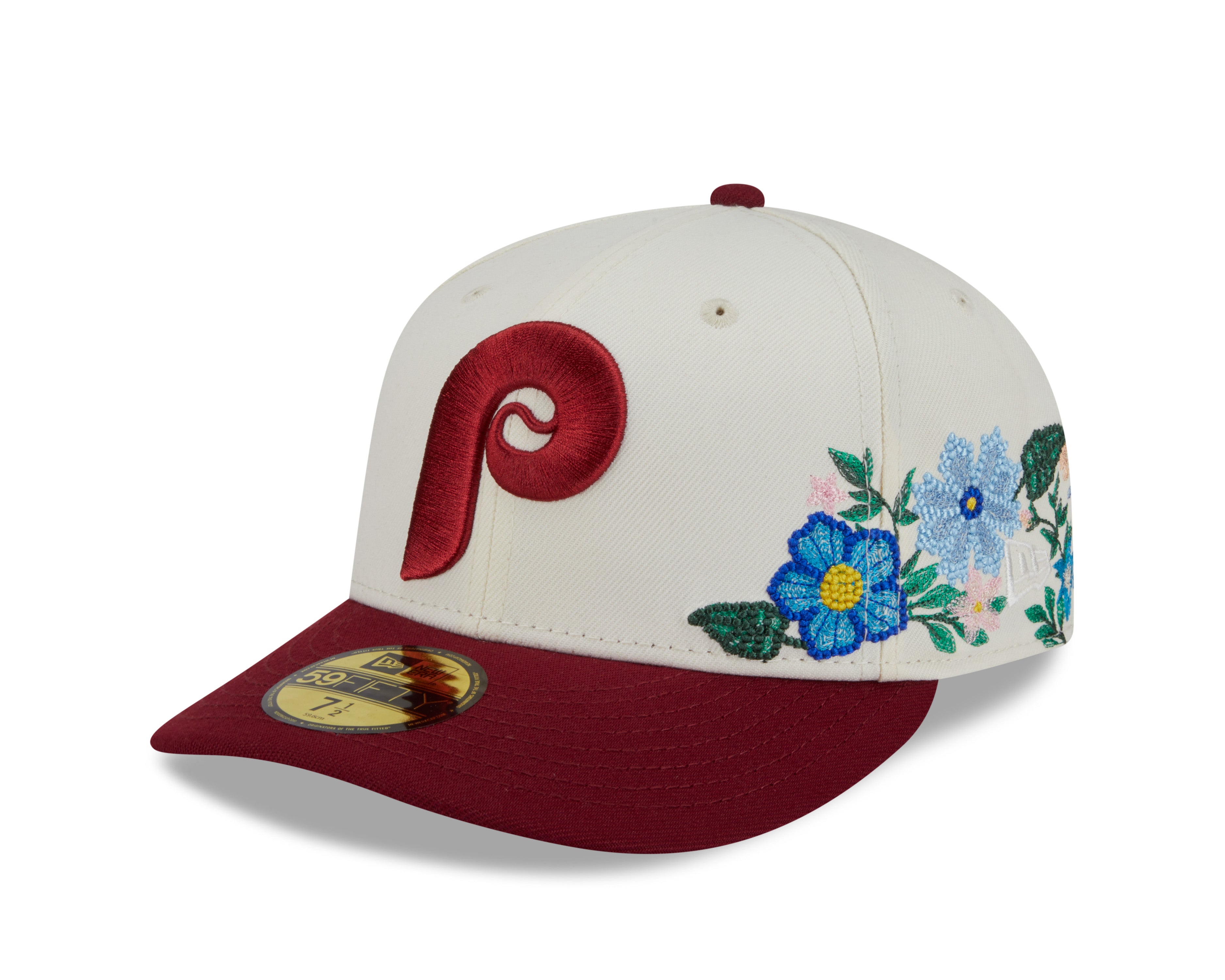 New Era - 59FIFTY Fitted Cap - Philadelphia Phillies - TONAL FLORAL - Chrome - Headz Up 