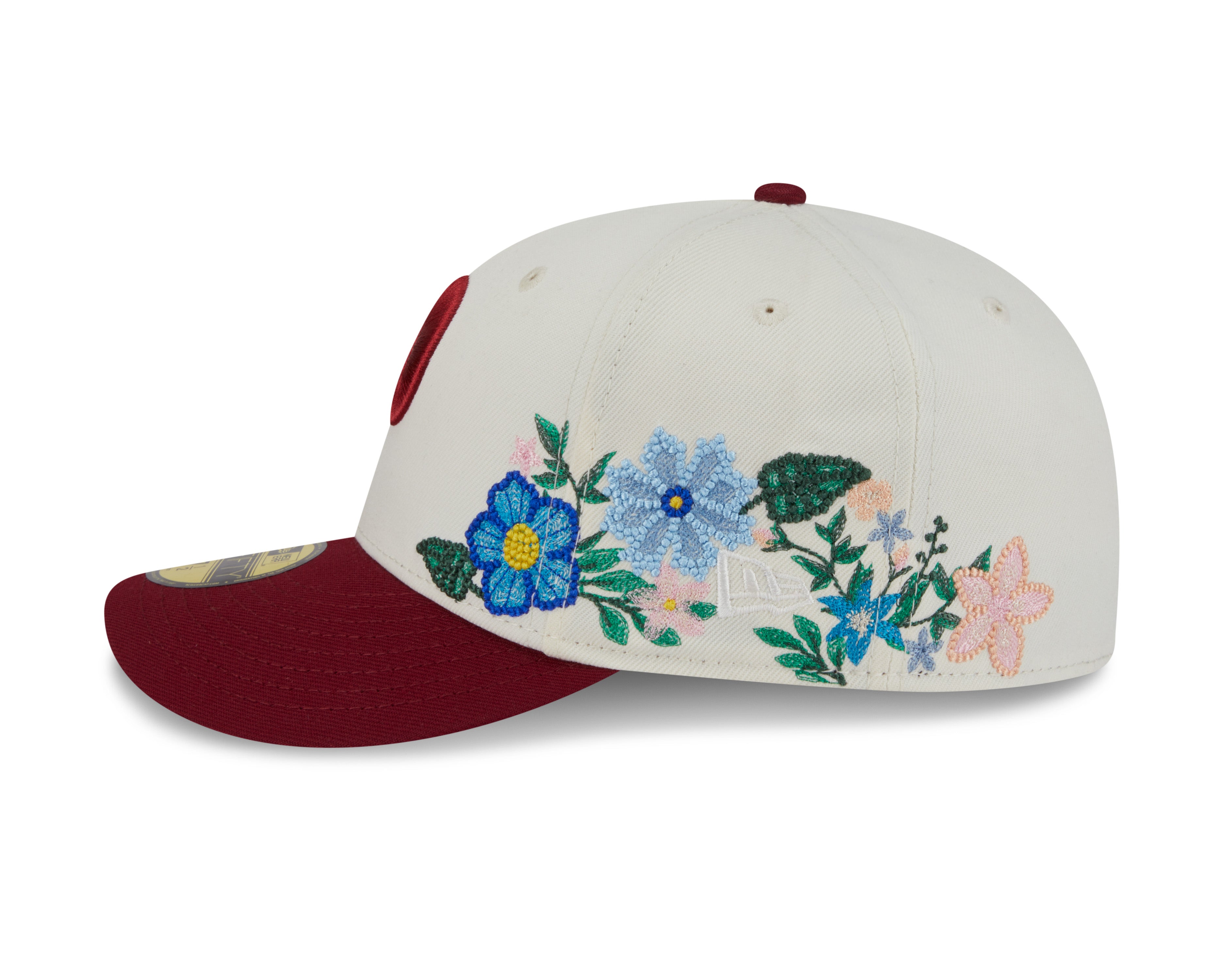 New Era - 59FIFTY Fitted Cap - Philadelphia Phillies - TONAL FLORAL - Chrome - Headz Up 
