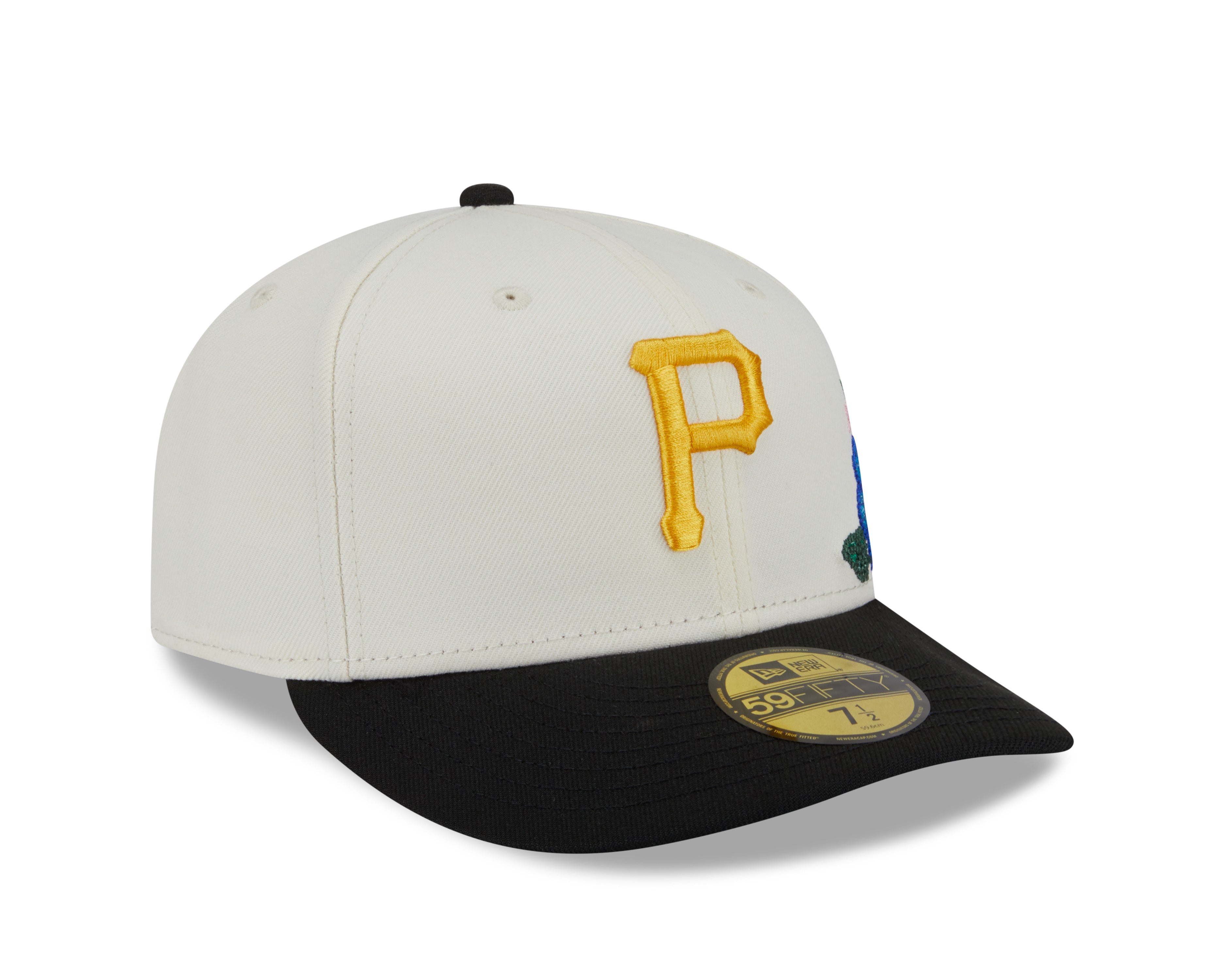 New Era - 59FIFTY Fitted Cap - Pittsburgh Pirates - TONAL FLORAL - Chrome - Headz Up 