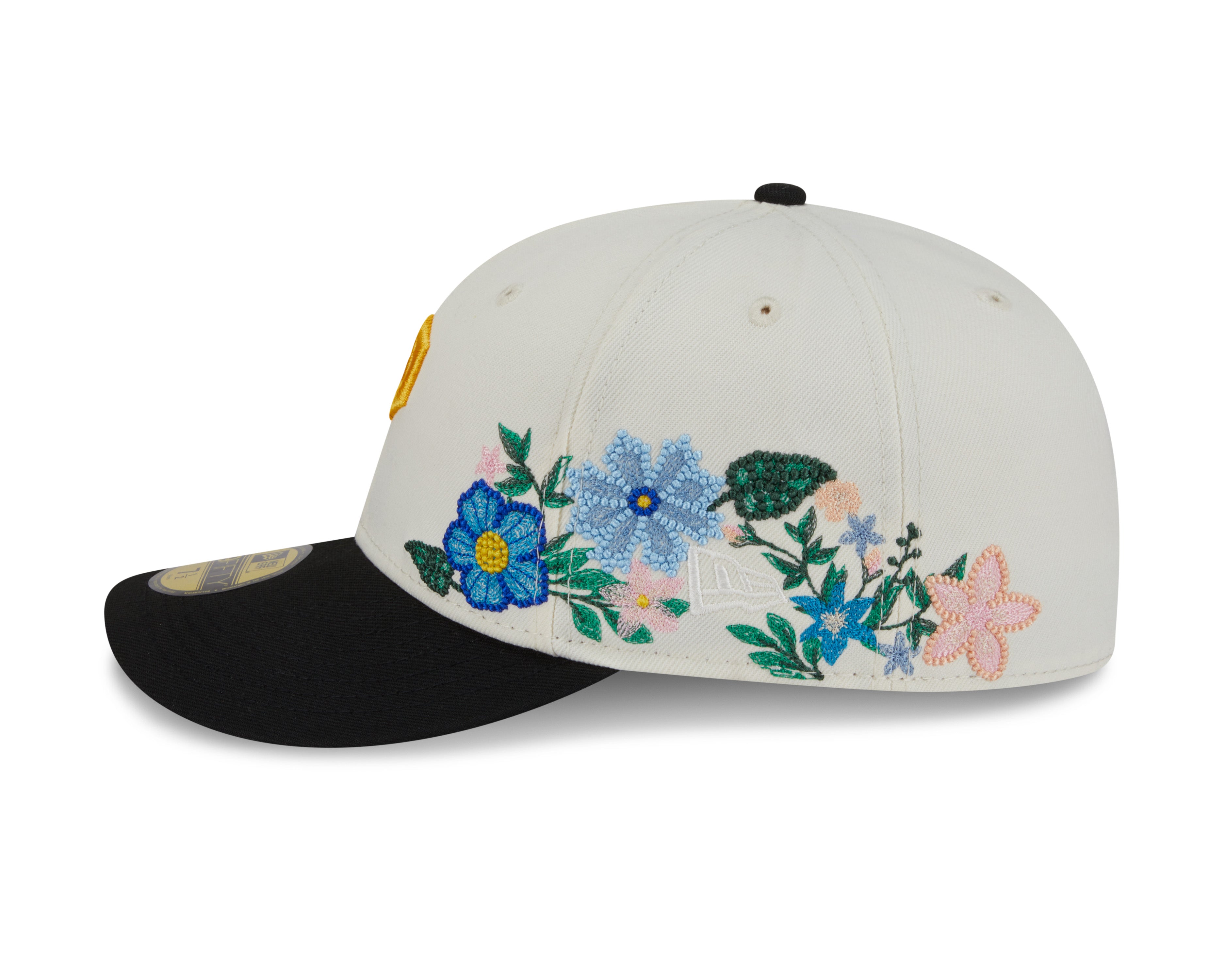 New Era - 59FIFTY Fitted Cap - Pittsburgh Pirates - TONAL FLORAL - Chrome - Headz Up 