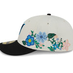 New Era - 59FIFTY Fitted Cap - Miami Marlins - TONAL FLORAL - Chrome - Headz Up 