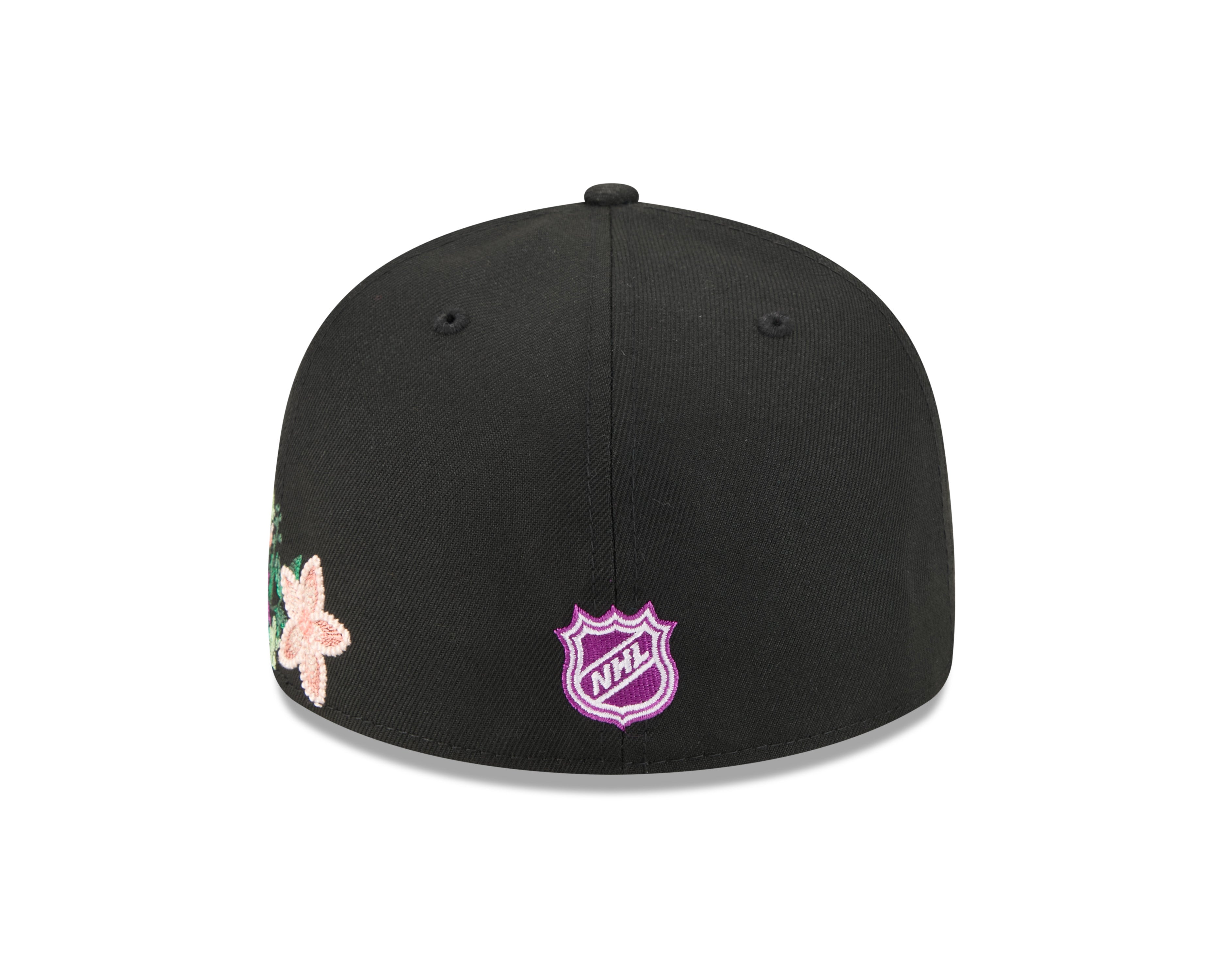 New Era - 59FIFTY Fitted Cap - Anaheim Ducks - TONAL FLORAL - Black - Headz Up 